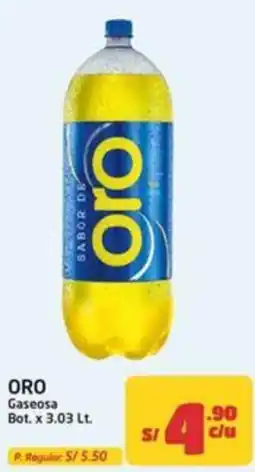 MaxiAhorro Oro gaseosa oferta