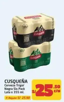 MaxiAhorro Cusqueña Cerveza Trigo/Negra Six Pack oferta