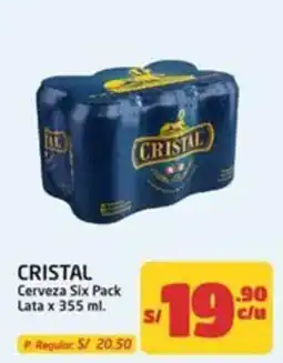 MaxiAhorro Cristal Cerveza Six Pack oferta