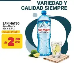 MaxiAhorro San Mateo Agua Mineral oferta