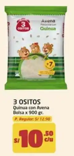 MaxiAhorro 3 ositos quinua con avena oferta