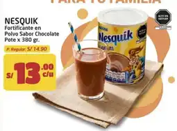 MaxiAhorro Nesquik fortificante en polvo sabor chocolate oferta