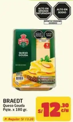 MaxiAhorro Braedt queso gouda oferta