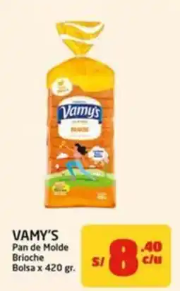 MaxiAhorro Vamy's Pan de Molde Brioche oferta