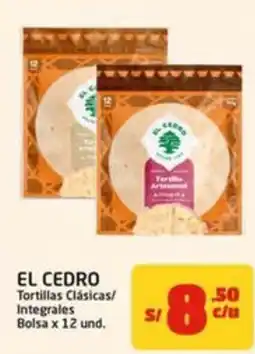 MaxiAhorro El Cedro tortillas clásicas/integrales oferta