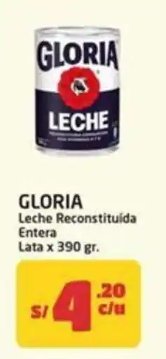 MaxiAhorro Gloria leche reconstituida entera oferta