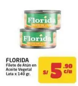 MaxiAhorro Florida Filete de Atún en Aceite Vegetal oferta