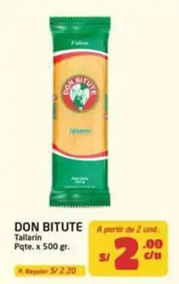 MaxiAhorro Don Bitute tallarin oferta