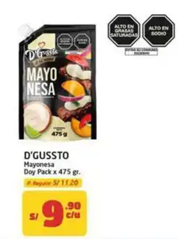 MaxiAhorro D'Gussto mayonesa oferta