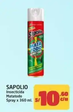 MaxiAhorro Sapolio insecticida matatodo oferta