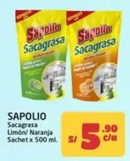 MaxiAhorro Sapolio sacagrása limón/naranja oferta