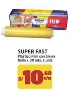 MaxiAhorro Super Fast plástico film con sierra oferta