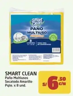 MaxiAhorro Smart Clean Paño Multiusos Secatodo Amarillo oferta