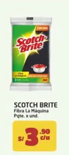 MaxiAhorro Scotch Brite fibra la máquina oferta
