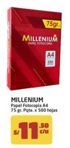 MaxiAhorro Millenium papel fotocopia a4 oferta