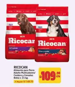MaxiAhorro Ricocan Alimento para Perro Adulto Multisabores/ Cordero y Cereales oferta