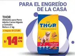 MaxiAhorro Thor alimento para perro adulto carne-hígado y cereales oferta