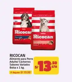 MaxiAhorro Ricocan Alimento para Perro Adulto/Cachorros Sabores Variados oferta