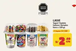 MaxiAhorro Laive Yogurt Yopimix Sabores Variados oferta