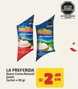 MaxiAhorro La Preferida Queso Crema Natural/Jamón oferta