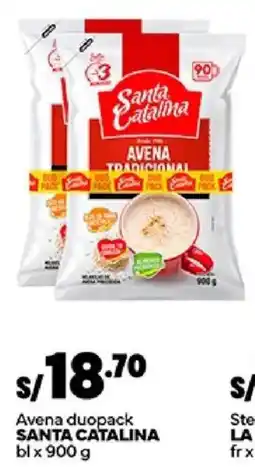 Plaza Vea Santa Catalina avena tradicional oferta