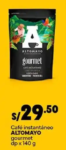 Plaza Vea Altomayo café instantáneo gourmet oferta