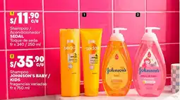 Plaza Vea sedal shampoo / acondicionador oferta