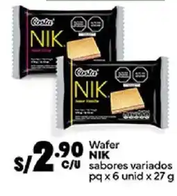 Plaza Vea Nik Wafer oferta