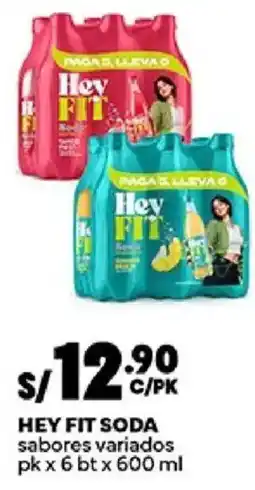 Plaza Vea Hey Fit Soda oferta