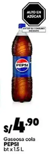 Plaza Vea Pepsi gaseosa cola oferta