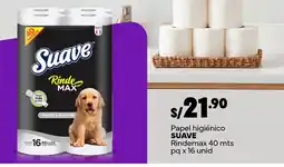 Plaza Vea Suave Papel higiénico oferta