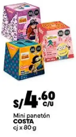 Plaza Vea Costa mini panetón oferta