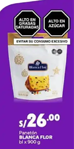 Plaza Vea Blanca Flor panetón oferta