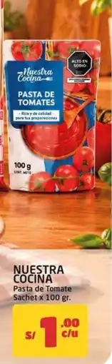 MaxiAhorro Nuestra cocina pasta de tomate oferta