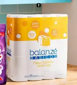 Plaza Vea Balanžé Papel higiénico doble hoja pq x 40 unid oferta