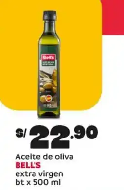 Plaza Vea Bell's aceite de oliva extra virgen oferta