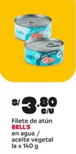 Plaza Vea Bell's filete de atún oferta