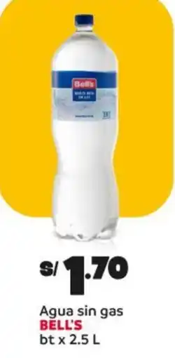 Plaza Vea Bell's agua sin gas oferta