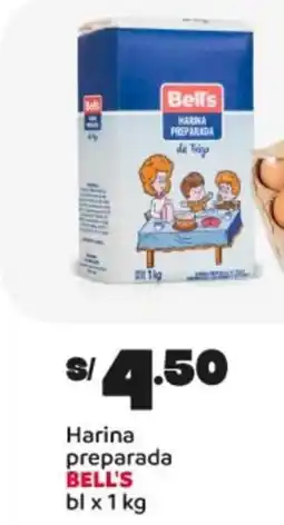 Plaza Vea Bell's harina preparada de trigo oferta