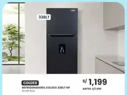 Tiendas EFE COLDDEX refrigeradora coldex 338lt nf rx 360 plus oferta