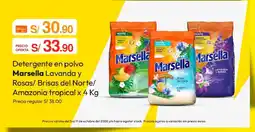Metro Marsella detergente en polvo lavanda y rosas/brisas del norte/amazonia tropical oferta