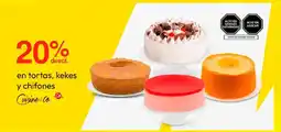 Metro En tortas, kekes y chifones oferta