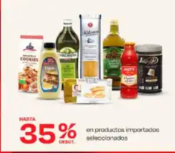 Wong En productos importados seleccionados oferta