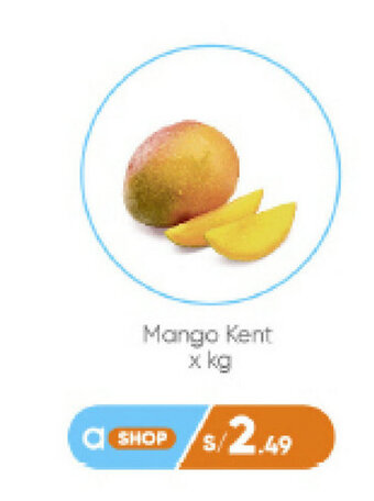 Plaza Vea Mango Kent x kg oferta