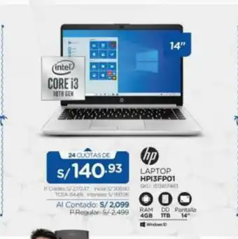 HP - Laptop HPi3FP01