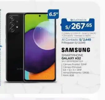 El Gallo Más Gallo Samsung - Smartphone Galaxy A52 oferta