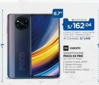 El Gallo Más Gallo Mi - Xiaomi Smartphone POCO X3 PRO oferta