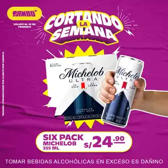 Tambo Six Pack MICHELOB 355 ml oferta