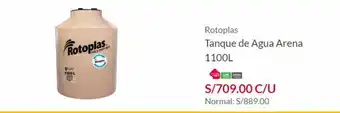 Maestro Rotoplas Tanque de Agua Arena 1100 L oferta