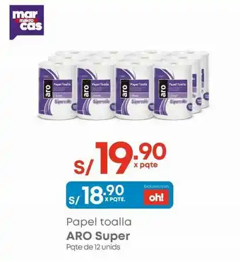Makro Papel toalla aro super paquete de 12 unids oferta